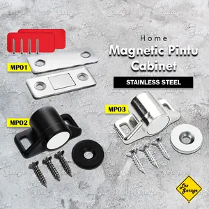 Magnet Kuat Pintu Lemari Laci Door Closer Stopper Catches Magnet