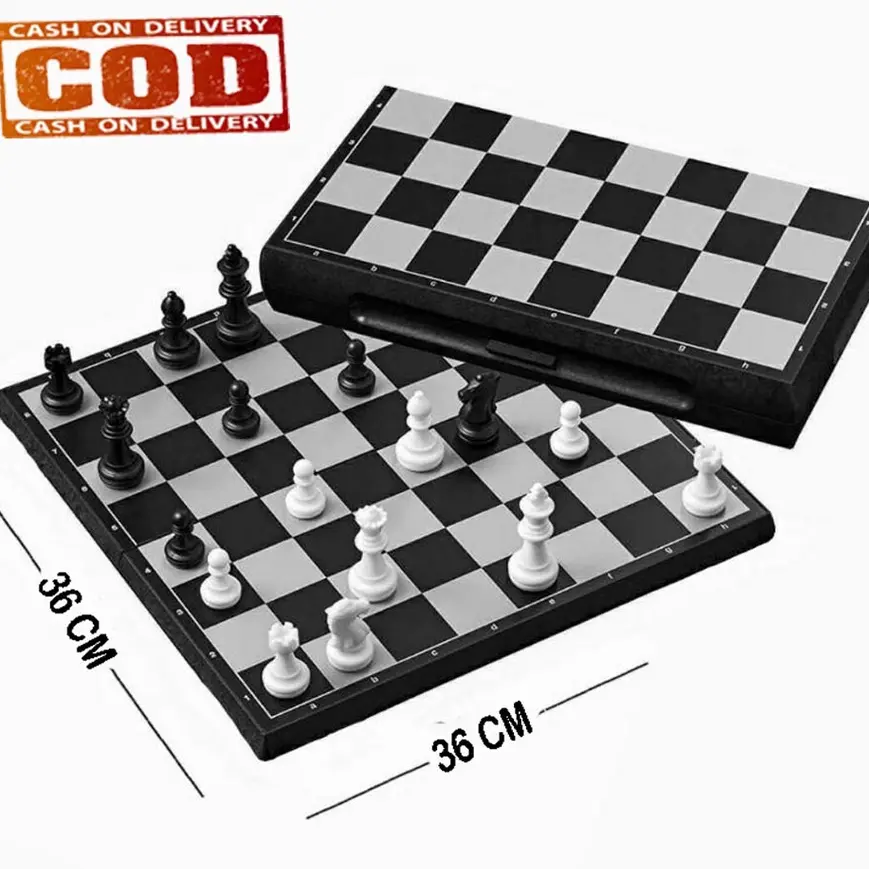 Mainan Papan Catur - Chess Board Games Ukuran 36x36CM Size M