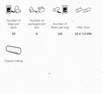 Gambar Filter Rokok / Smoking Filter Regular Filters 120/bag dari TembakauLab Kota Administrasi Jakarta Timur 5 Tokopedia