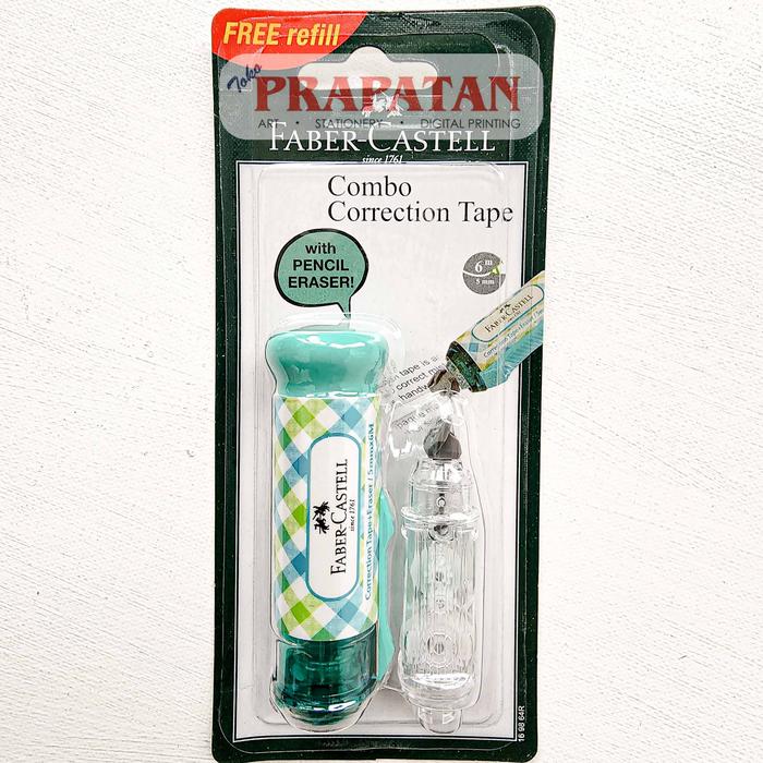 Gambar Faber Castell COMBO Correction Tape | Tip Ex Kertas - BLUE 51R dari Toko Prapatan_NEW Kota Administrasi Jakarta Timur 4 Tokopedia