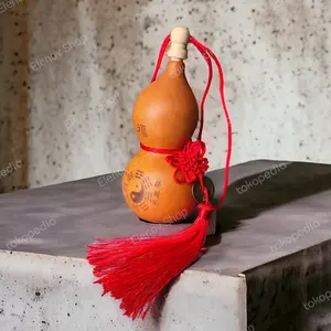 Gantungan Pajangan Fengshui Wu Lou Wulou Labu Kering