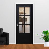 Gambar ALPHAMAX Max 7A-KKT Pintu Taman Pintu Aluminium Kaca Bevel 80 x 200 cm - Putih, Buka Kanan dari Alphamax Official Kab. Bekasi 2 Tokopedia