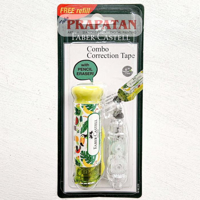 Gambar Faber Castell COMBO Correction Tape | Tip Ex Kertas - BLUE 51R dari Toko Prapatan_NEW Kota Administrasi Jakarta Timur 5 Tokopedia