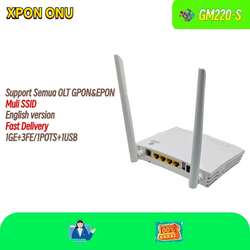 GM220-S XPON EPON GPON ONU 1GE 3FE 3