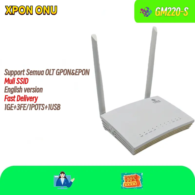 GM220-S XPON EPON GPON ONU 1GE 3FE 1