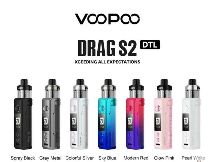 elfbar nachfüll pod läuft aus VOOPOO DRAG S2 KIT (POD SYSTEM) - Vape Wholesale USA main image 1