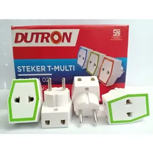 Steker T Multi Dutron 10A Colokan Listrik 10A Tee Multi Sambungan