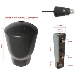 Aksesoris Kawat Sling Gym Sparepart Alat Fitness Mur Lubang plus Cover