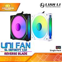 Gambar FAN CASING LIAN LI UNI FAN SL-INFINITY 120 REVERSE BLADE - Single Pack - Hitam dari Techno Computer Bali Kota Denpasar 1 Tokopedia