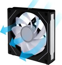 Gambar FAN CASING LIAN LI UNI FAN SL-INFINITY 120 REVERSE BLADE - Single Pack - Hitam dari Techno Computer Bali Kota Denpasar 3 Tokopedia