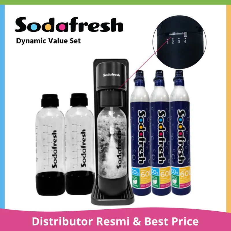 Soda Maker - Dynamic - Value Set - Black (By Sodafresh) 0