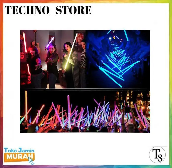 Pedang Star Wars LED Light Saber Double Blade Lightsaber Starwars 3