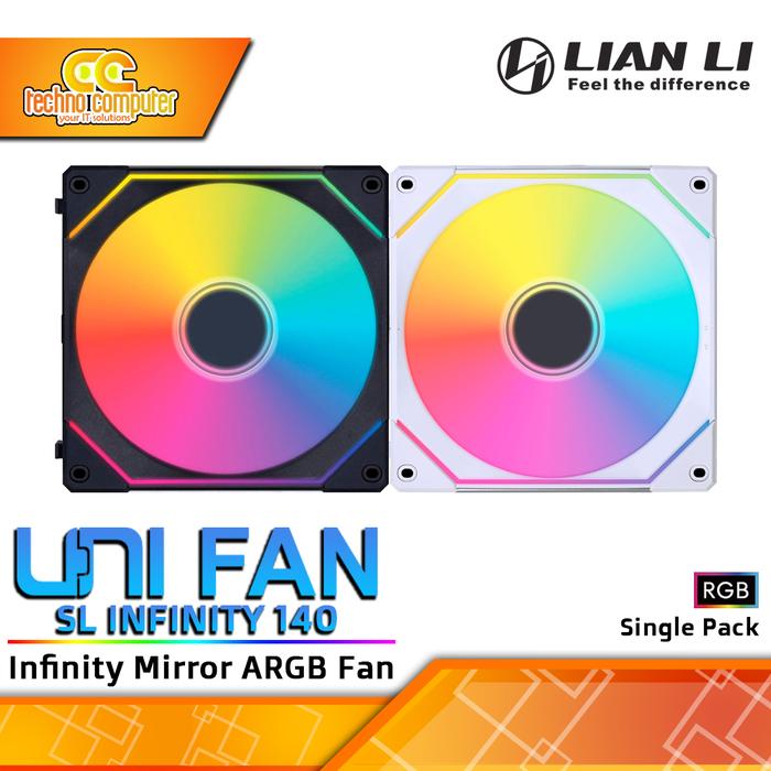 Gambar FAN CASING LIAN LI UNI FAN SL-INFINITY 140 - 140mm Single Pack dari Techno Computer Bali Kota Denpasar Tokopedia