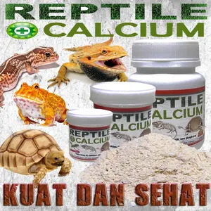 Reptile calcium kalsium obat vitamin reptil gecko torto kadal tortoise
