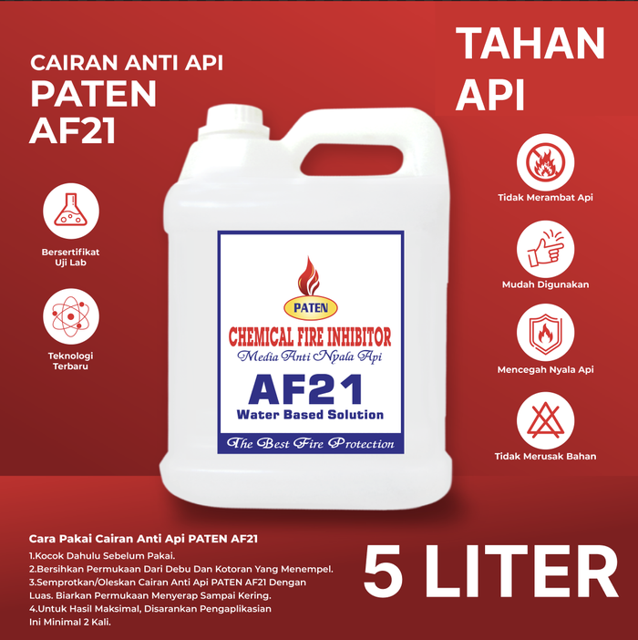 Jual Cairan Anti Api Paten AF21 ! Kemasan 5 Liter! - Kota Tangerang ...