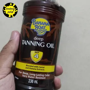 banana boat deep tanning oil 236 ml spf 4 very water resistant