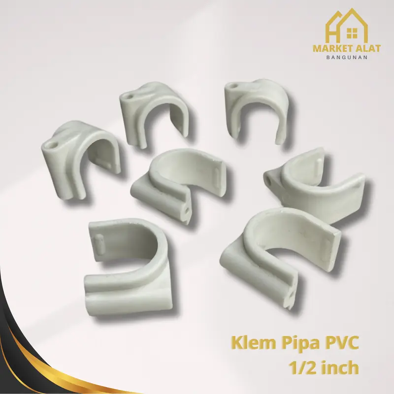 Klem Pipa PVC 1/2 “ / Klem Pipa Air 1/2 Inci 0