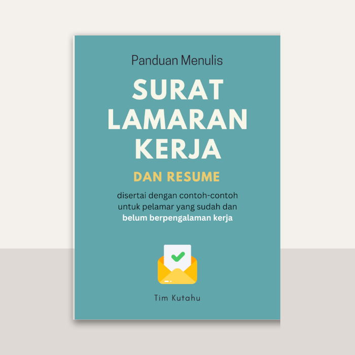 Gambar Panduan Menulis Surat Lamaran Kerja Dan Resume disertai dengan contoh dari Kutubuku Kota Tangerang Selatan Tokopedia