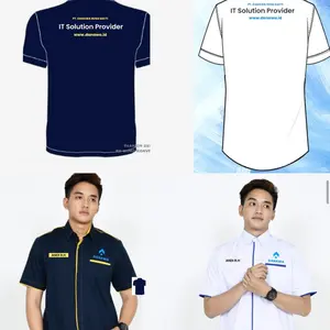 Kemeja seragam khusus pemesanan custom bordir