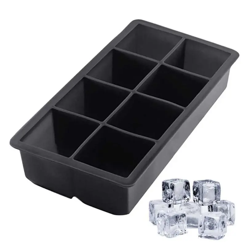 PENCETAK ES BATU KOTAK CUBE ICE MAKER CETAKAN SILICONE BPA FREE UNIK 2