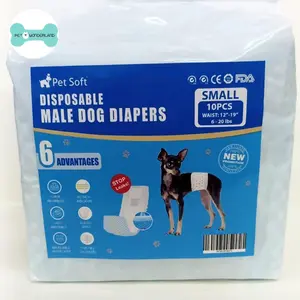 PET SOFT WB Dog Diapers Male S - Popok Anjing Jantan