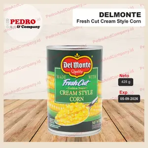 Del monte cream style corn maning jagung 425 gram - fresh cut kaleng