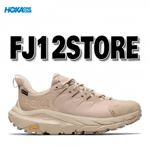 Hoka One One Kaha 2 Low GTX Mens Hiking Shoes - Shifting Sand / Eggnog