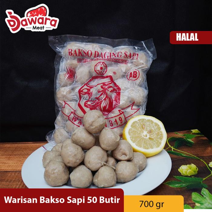 Gambar Warisan Bakso Sapi 50 Butir 700gr dari Toko Daging Dharma Jaya Kota Administrasi Jakarta Timur Tokopedia