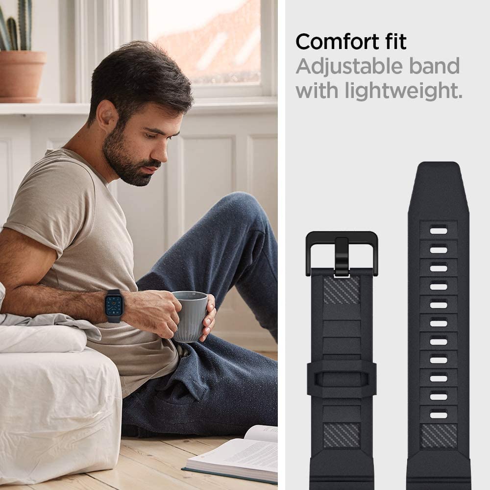 Case Strap Apple Watch 9/8/SE 2 45/44/41/40mm Spigen Rugged Armor Pro