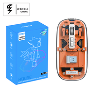 Gambar Ezren M133 Mouse Wireless 2.4G Bluetooth 5.1 Transparent Silent Orange dari House Sparepart Kab. Tangerang 1 Tokopedia