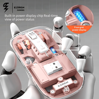 Gambar Ezren M133 Mouse Wireless 2.4G Bluetooth 5.1 Transparent Silent Pink dari House Sparepart Kab. Tangerang 3 Tokopedia