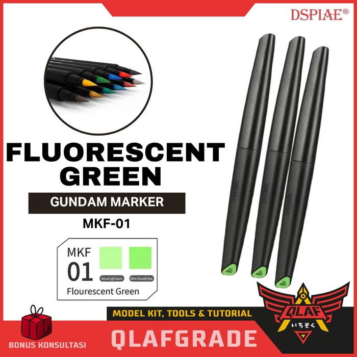 Gambar Gundam Marker FLOURESCENT GREEN soft tip acrylic panel line dspiae dari Wahkhilaf Kota Surabaya Tokopedia