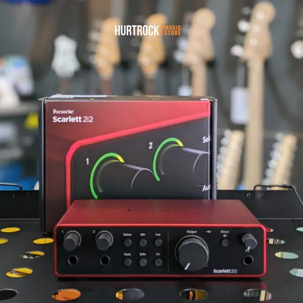 Focusrite Scarlett 2i2 4th Gen USB Audio Interface