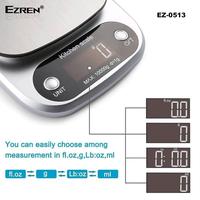 Gambar Ezren EZ-0513 Timbangan Digital Dapur 10KG Kitchen Coffee Scale Kopi dari Ezren Official Store Kab. Tangerang 3 Tokopedia