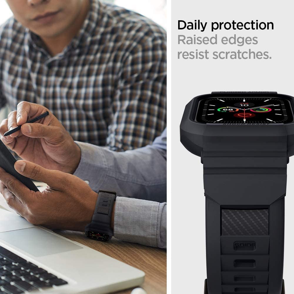 Case Strap Apple Watch 9/8/SE 2 45/44/41/40mm Spigen Rugged Armor Pro