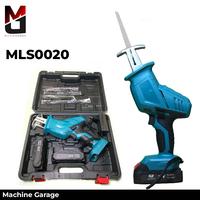 Gambar Reciprocating Saw Cordless Kit MLS0020 dari MACHINE GARAGE Kota Medan 1 Tokopedia