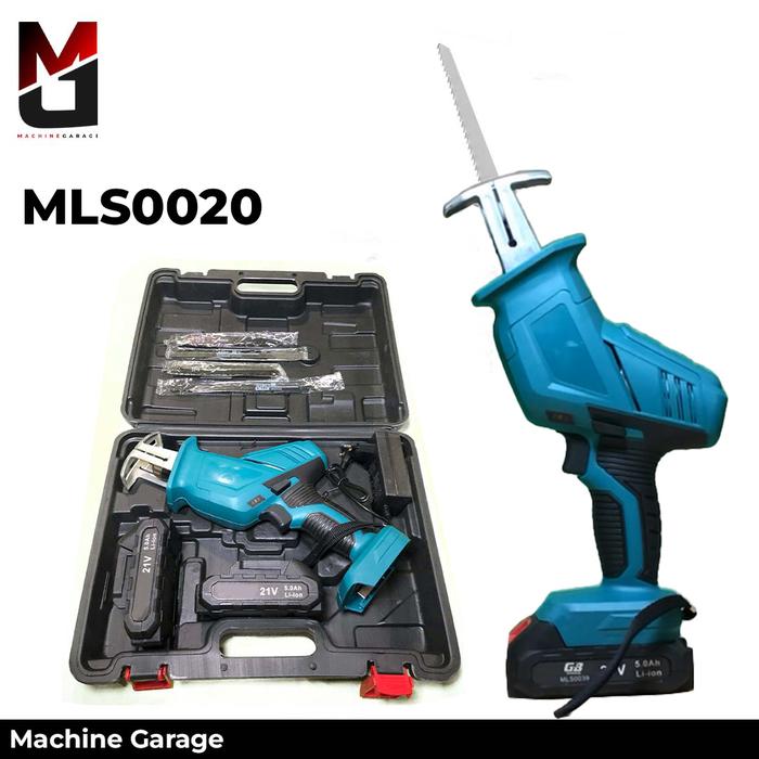 Gambar Reciprocating Saw Cordless Kit MLS0020 dari MACHINE GARAGE Kota Medan Tokopedia