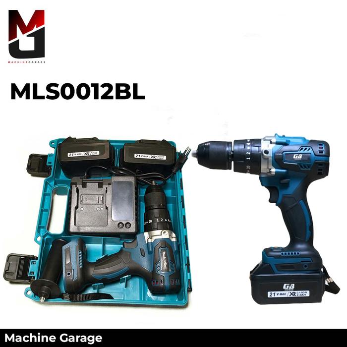 Gambar Lithium Battery Cordless Impact Brushless Drill MLS0012BL dari MACHINE GARAGE Kota Medan Tokopedia