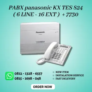 Paket PABX Panasonic 6 line 16 ext komplit