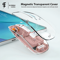 Gambar Ezren M133 Mouse Wireless 2.4G Bluetooth 5.1 Transparent Silent Pink dari House Sparepart Kab. Tangerang 4 Tokopedia
