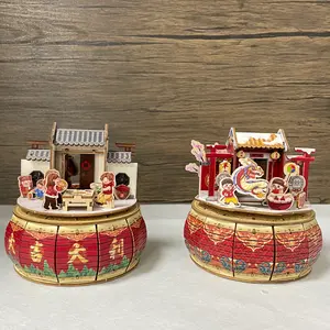 DIY music box imlek CNY / kotak musik DIY / kotak musik kayu imlek CNY