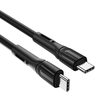 Gambar Cable Data WiWU Armor USB-C to USB-C 100W TPE Charger Fast Charging - 1m, Black dari WiWU Official Kota Bekasi 2 Tokopedia