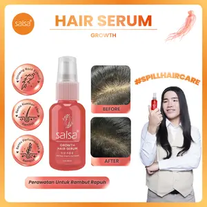 SALSA Growth Hair Serum - Panax Ginseng (Perawatan Rambut Rontok) | Hair Vitamin|Perawatan Rambut Anti Rontok Ketombe Gatal Mengembang Lepek|Vitamin Rambut|Serum Rambut | Hair Tonic | Hair Tonic Vitamin | Vitamin Hair