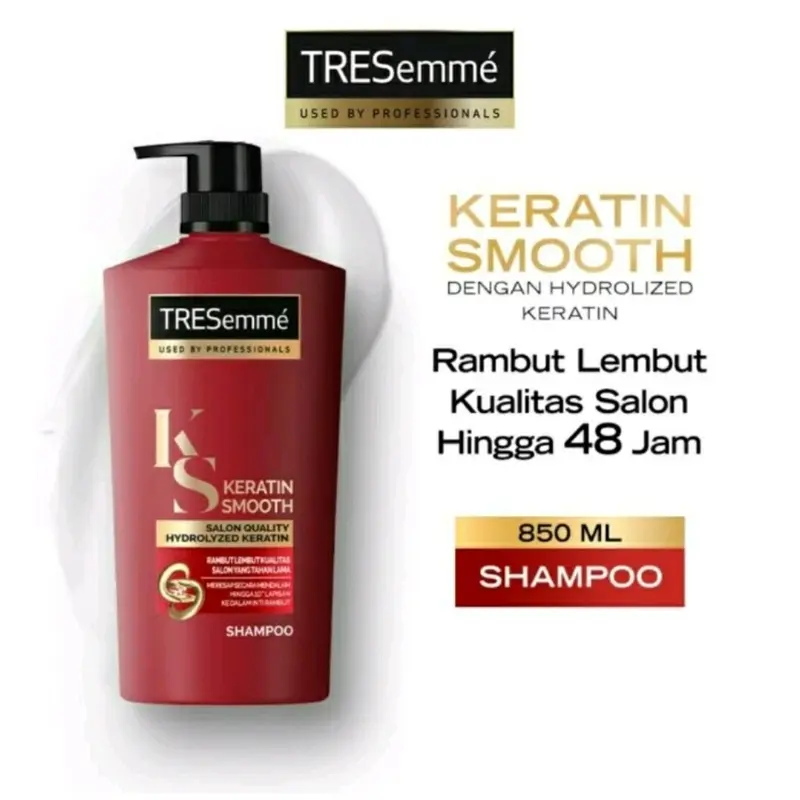tresemme shampoo keratin smooth 900 ml reffil 1