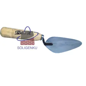 Sendok Semen Gagang kayu Lancip Super Panjang