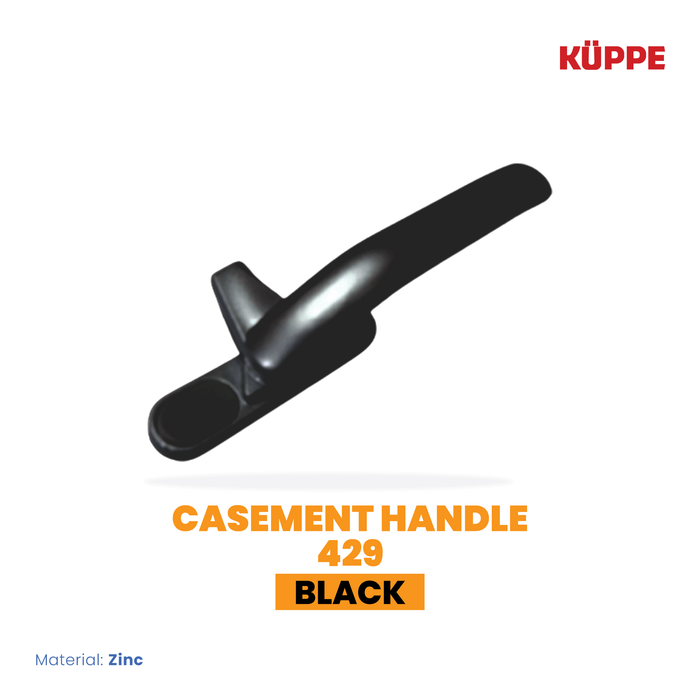 Gambar Casement Handle / Rambuncis 429 Kuppe Black - Kiri (L/H) dari Pintu AMK Kab. Tangerang Tokopedia