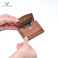 Gambar Dompet Wanita 3fold Kulit Asli Voila Maia - Brown dari Voila Leather Kota Administrasi Jakarta Pusat 5 Tokopedia