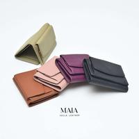 Gambar Dompet Wanita 3fold Kulit Asli Voila Maia - Brown dari Voila Leather Kota Administrasi Jakarta Pusat 1 Tokopedia