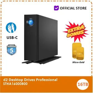 LaCie 16TB D2 Professional USB 3.1 Type-C External Hard Drive 16 TB