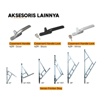 Gambar Casement Handle / Rambuncis 429 Kuppe Black - Kiri (L/H) dari Pintu AMK Kab. Tangerang 4 Tokopedia